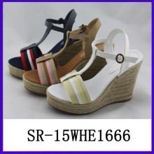 2015 Hot selling New design women wadge shoe women comfort shoes women shoe